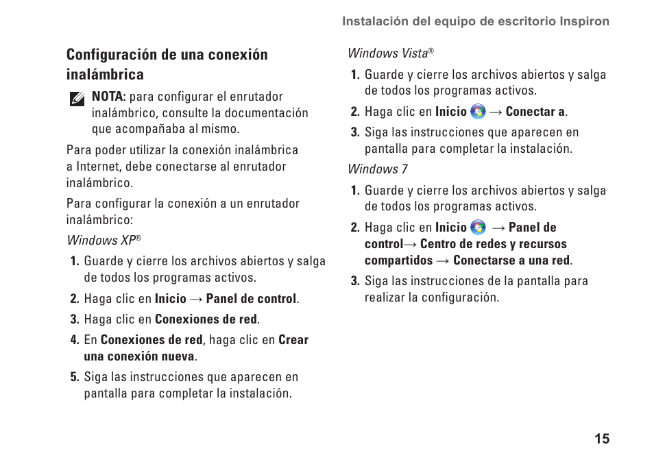 Dell Inspiron Zino (300, Late 2009) User Manual | Page 17 / 82