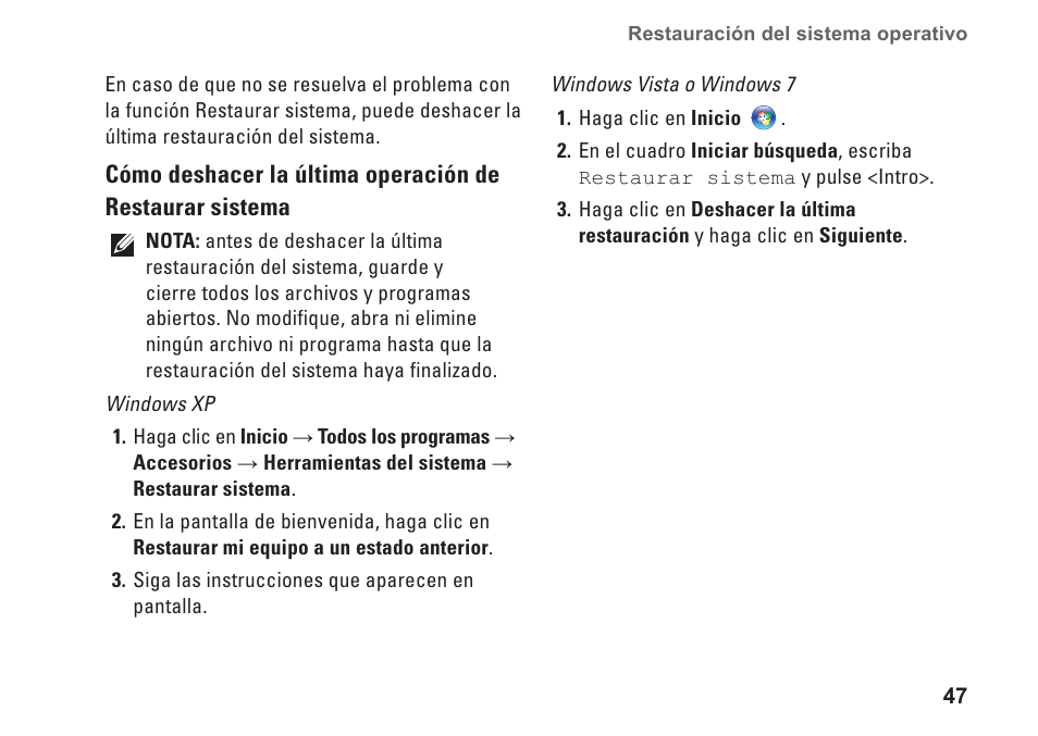 Dell Inspiron Zino (300, Late 2009) User Manual | Page 49 / 82