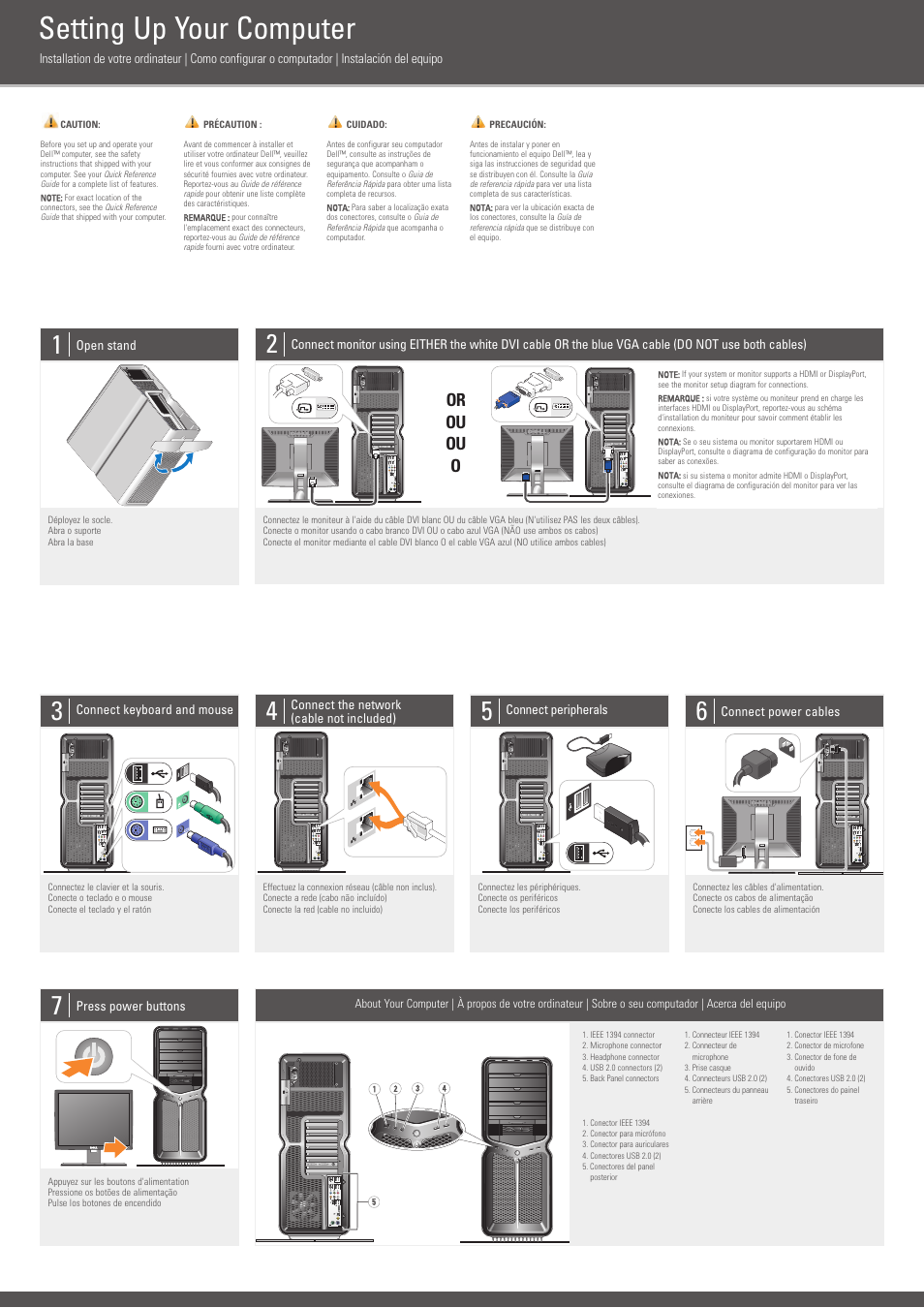 Dell XPS 730x H2C (Early 2009) User Manual | 2 pages