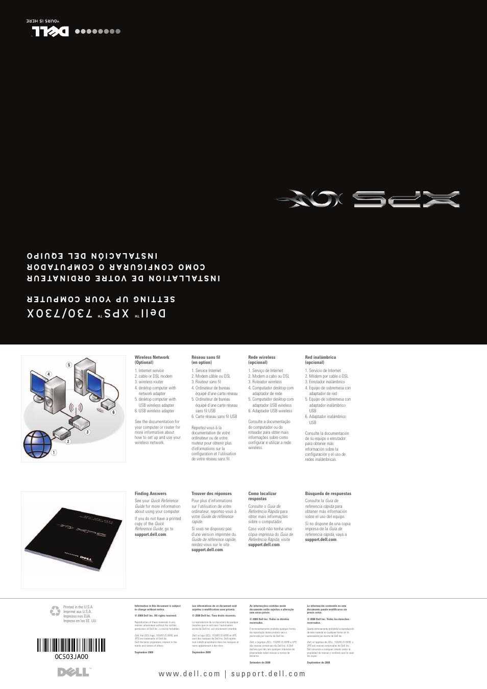De ll, Xp s | Dell XPS 730x H2C (Early 2009) User Manual | Page 2 / 2