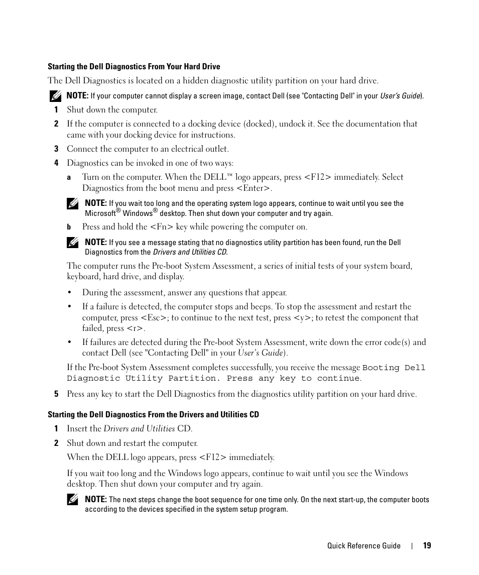 Dell Latitude D520 User Manual | Page 19 / 96