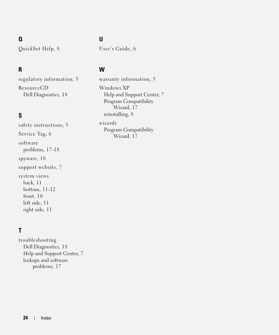 Dell Latitude D520 User Manual | Page 24 / 96