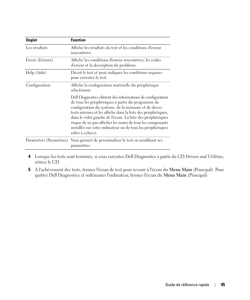 Dell Latitude D520 User Manual | Page 45 / 96