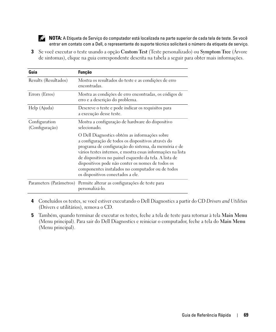 Dell Latitude D520 User Manual | Page 69 / 96