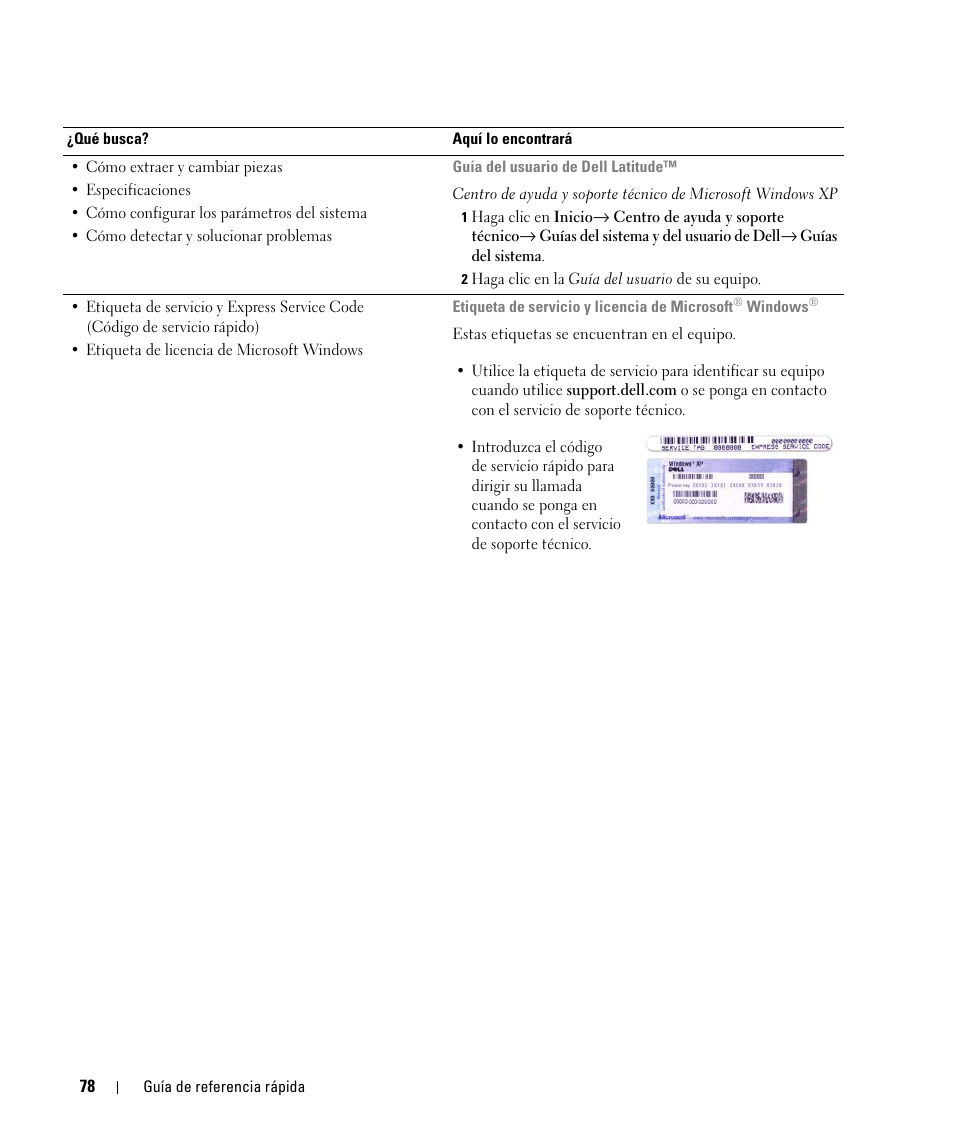 Dell Latitude D520 User Manual | Page 78 / 96