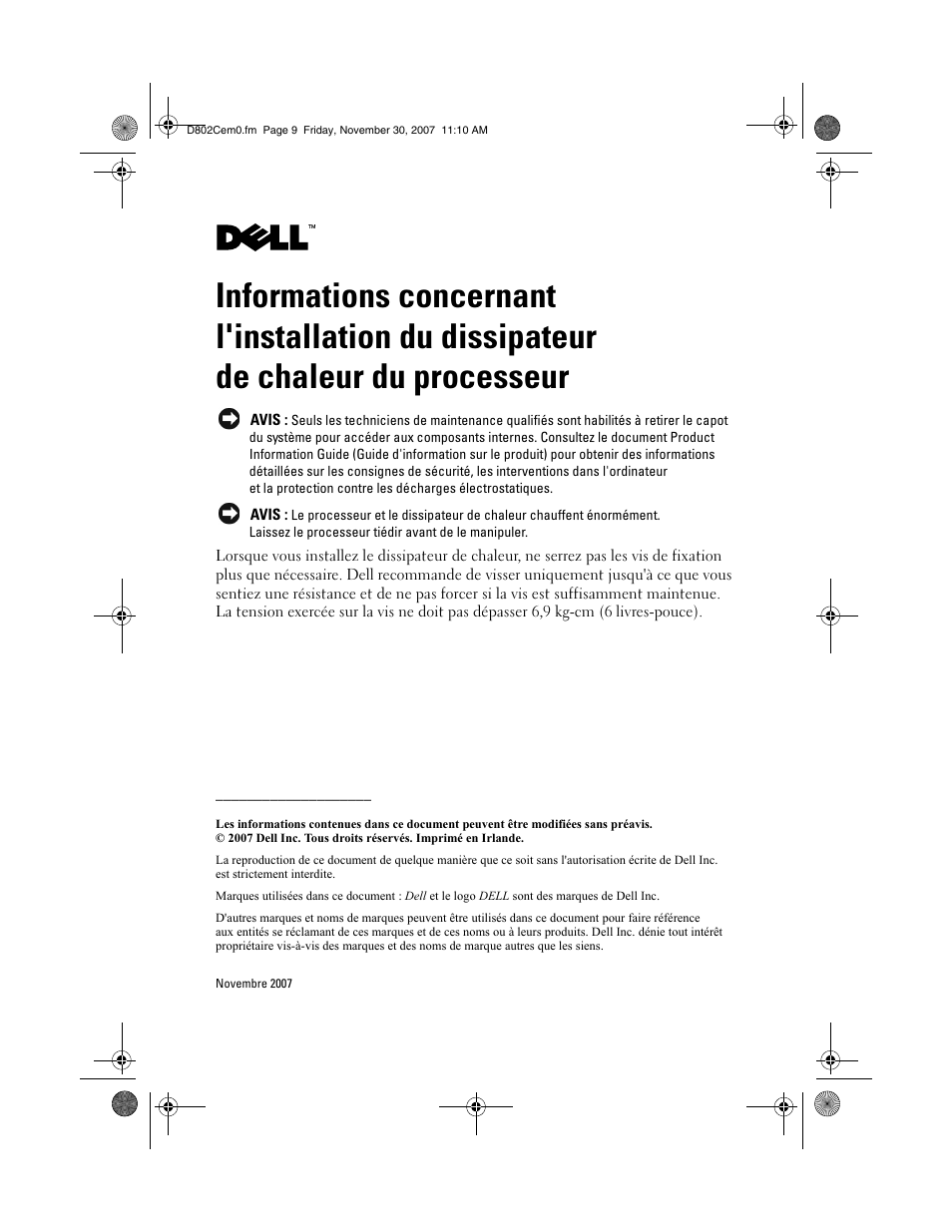 Dell PowerEdge M605 User Manual | Page 3 / 7