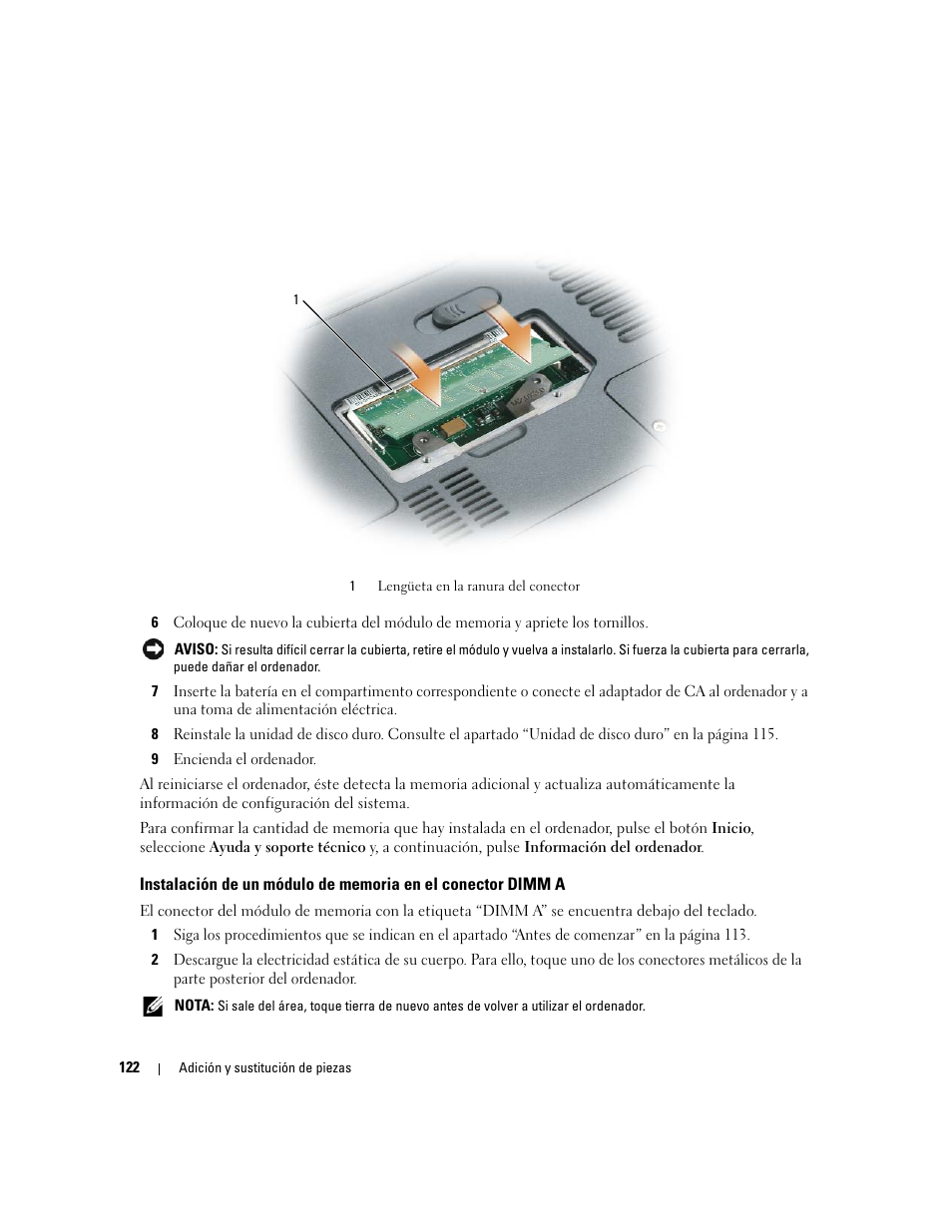 Dell Inspiron 640M User Manual | Page 122 / 190