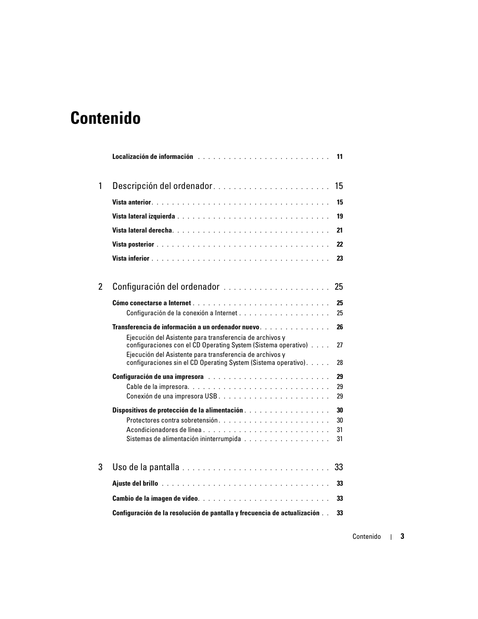 Dell Inspiron 640M User Manual | Page 3 / 190
