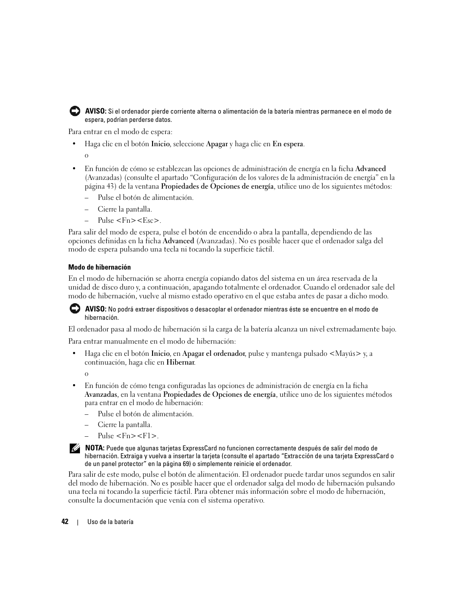 Dell Inspiron 640M User Manual | Page 42 / 190