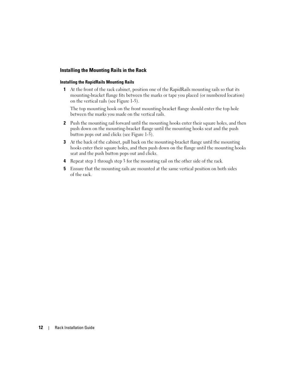 Installing the mounting rails in the rack | Dell PowerEdge 860 User Manual | Page 14 / 142