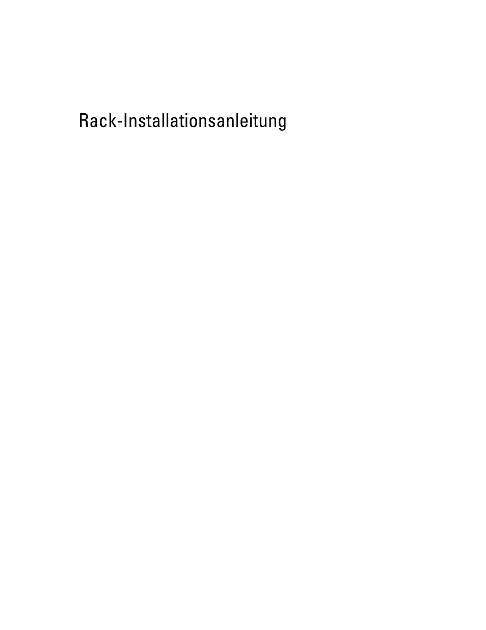 Rack-installationsanleitung | Dell PowerEdge 860 User Manual | Page 59 / 142