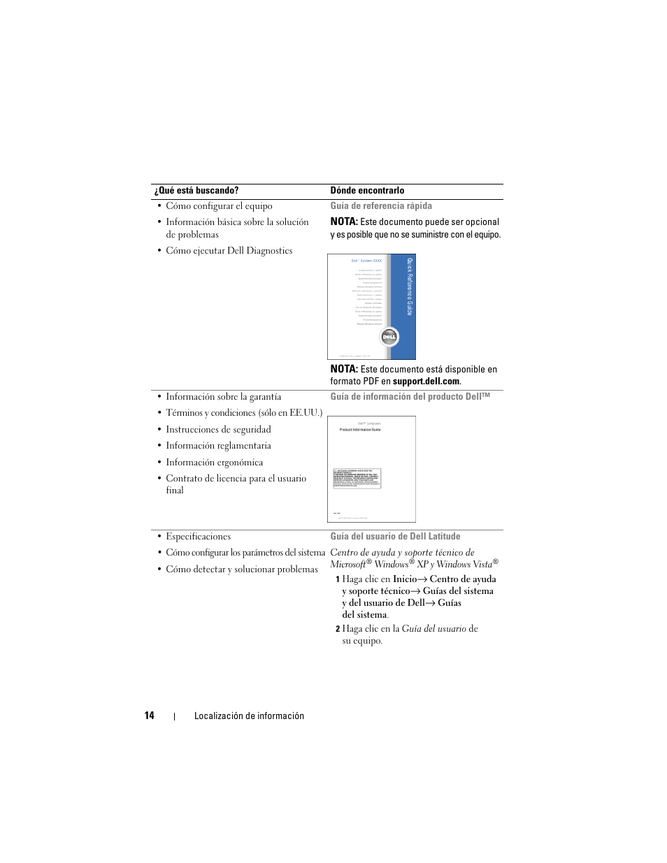 Dell Latitude D530 (Early 2008) User Manual | Page 14 / 192