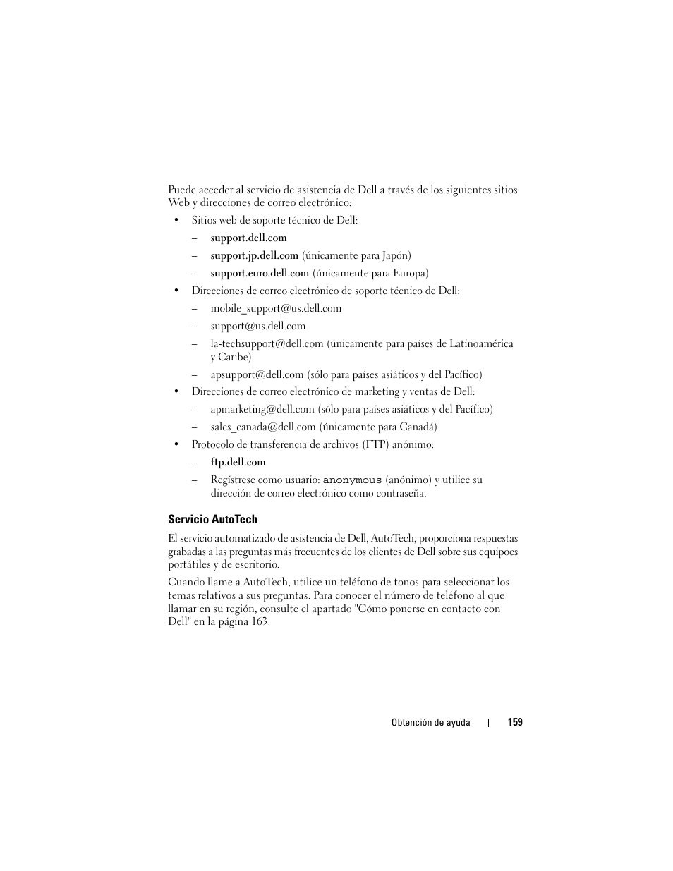 Servicio autotech | Dell Latitude D530 (Early 2008) User Manual | Page 159 / 192