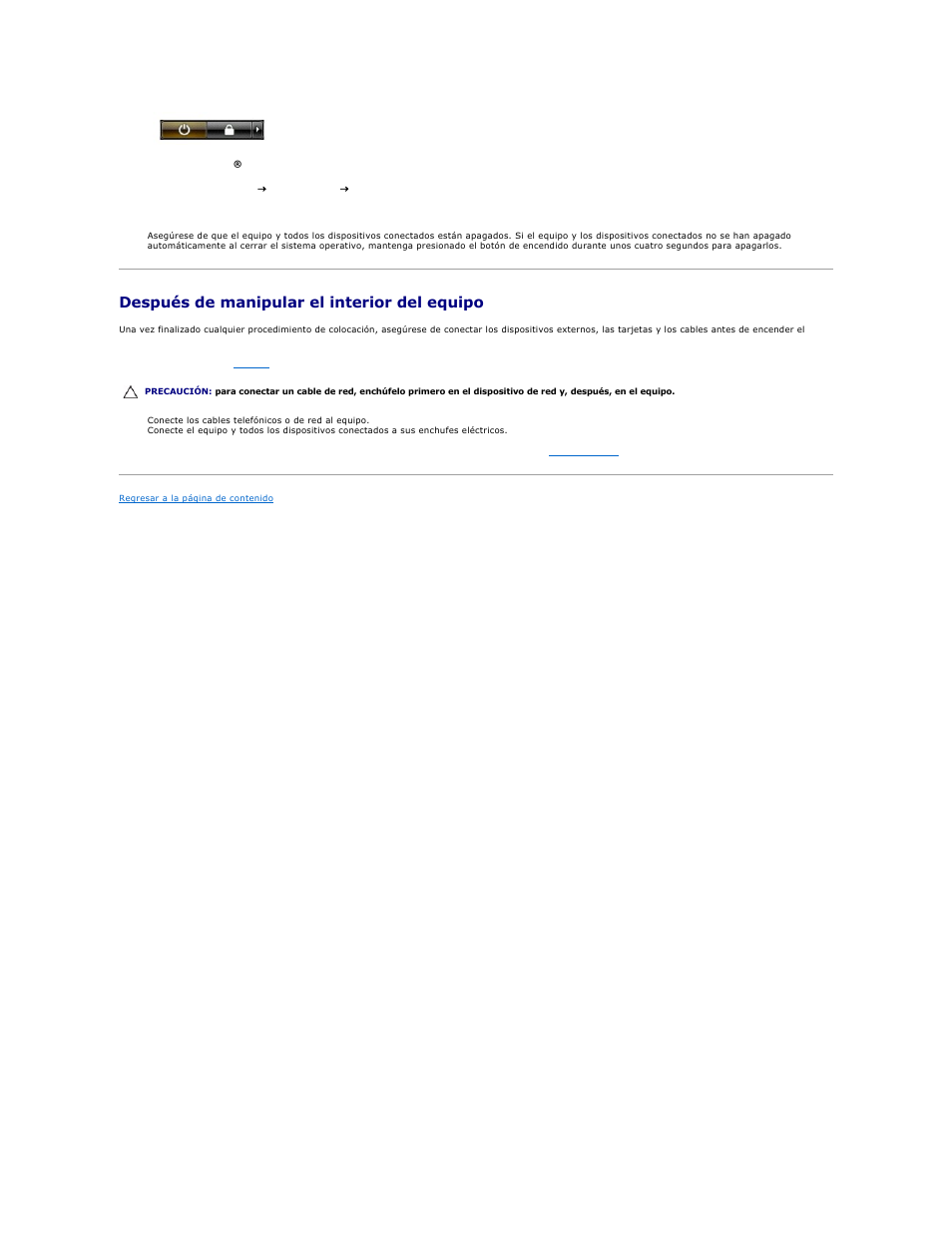 Después de manipular el interior del equipo | Dell OptiPlex 580 (Early 2010) User Manual | Page 49 / 49