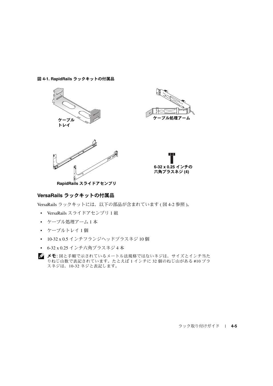 Versarails | Dell PowerVault 770N (Deskside NAS Appliance) User Manual | Page 85 / 126