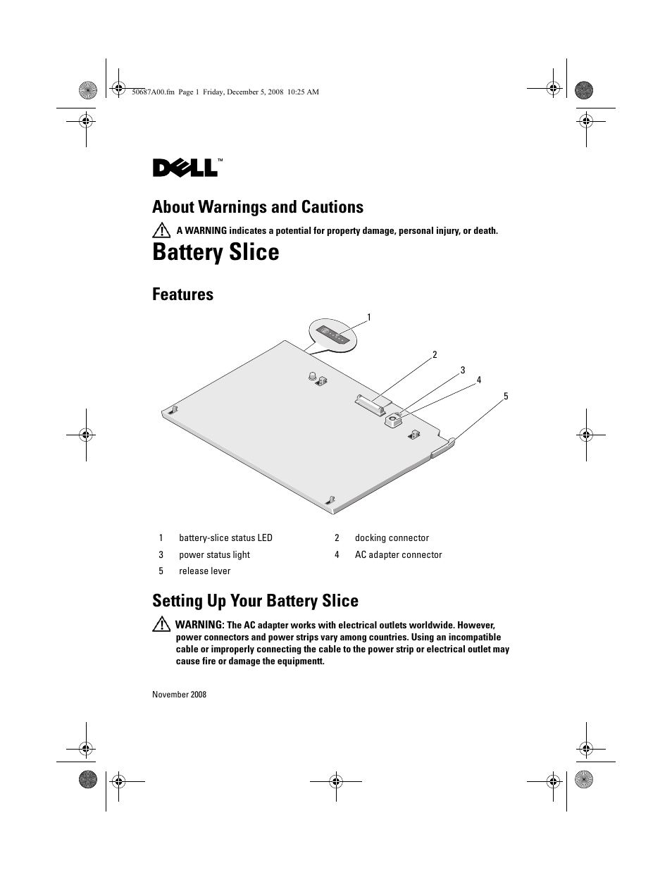 Dell Latitude XT2 (Early 2009) User Manual | 30 pages