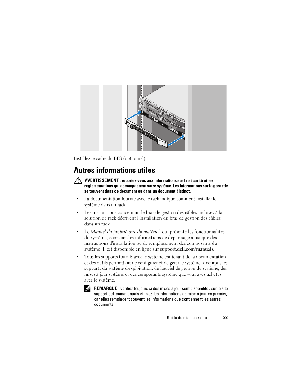 Autres informations utiles | Dell PowerVault NX3500 User Manual | Page 35 / 86
