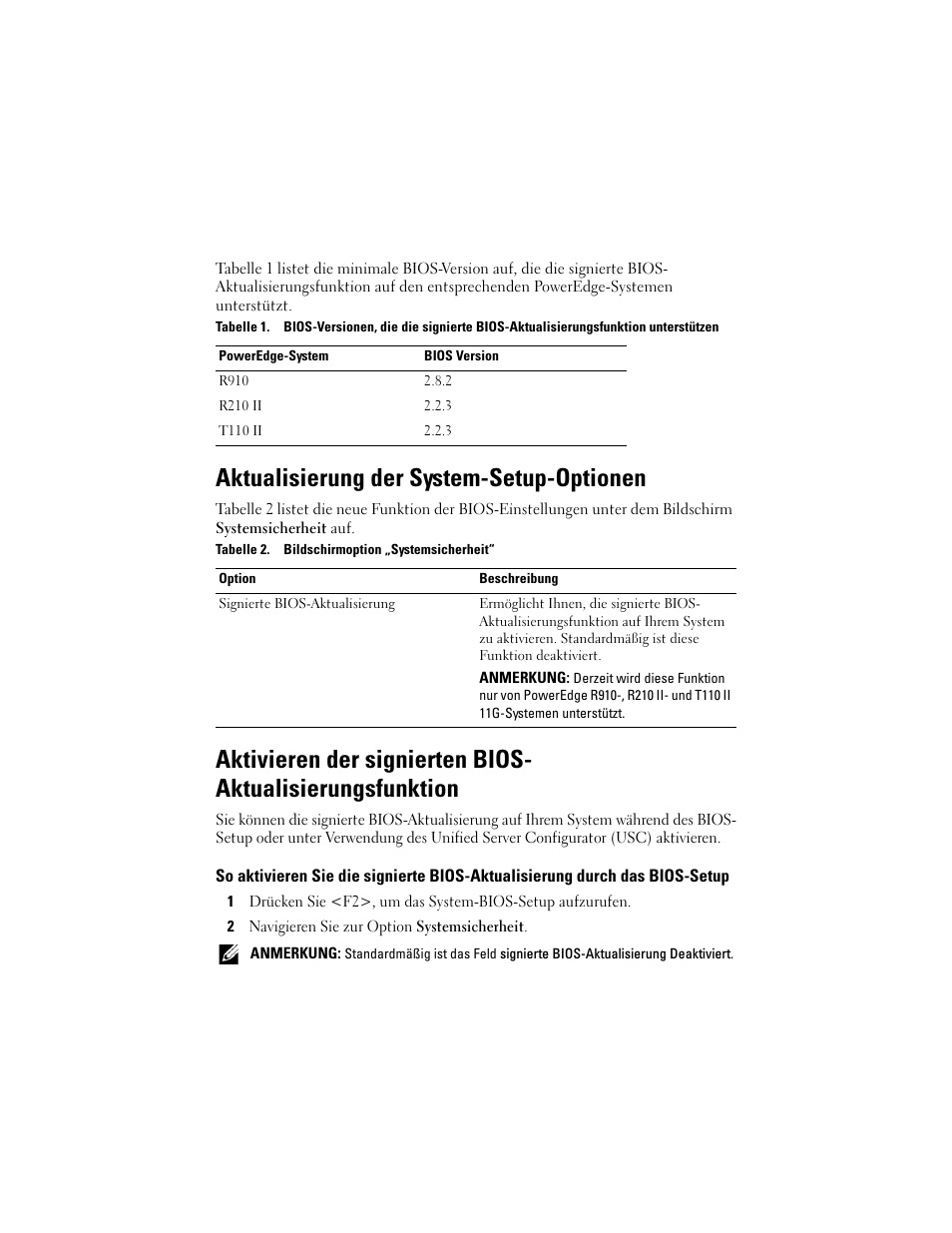 Aktualisierung der system-setup-optionen | Dell PowerEdge R910 User Manual | Page 14 / 32