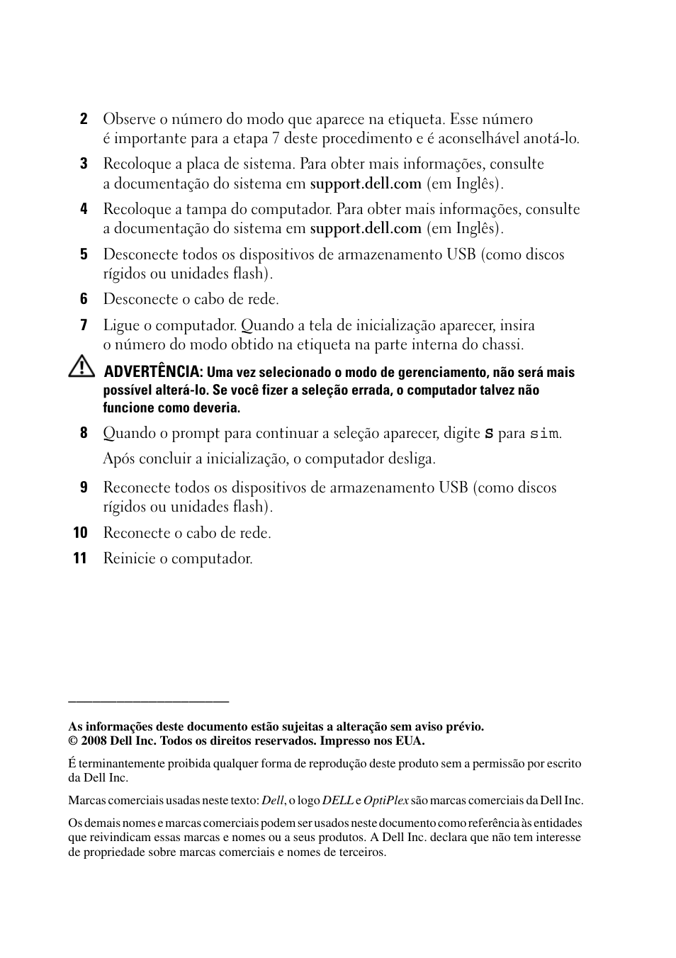 Dell OptiPlex 960 (Late 2008) User Manual | Page 12 / 16