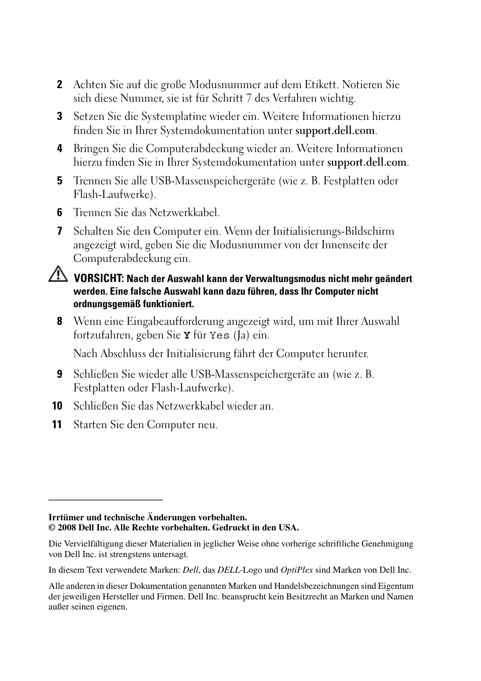 Dell OptiPlex 960 (Late 2008) User Manual | Page 6 / 16