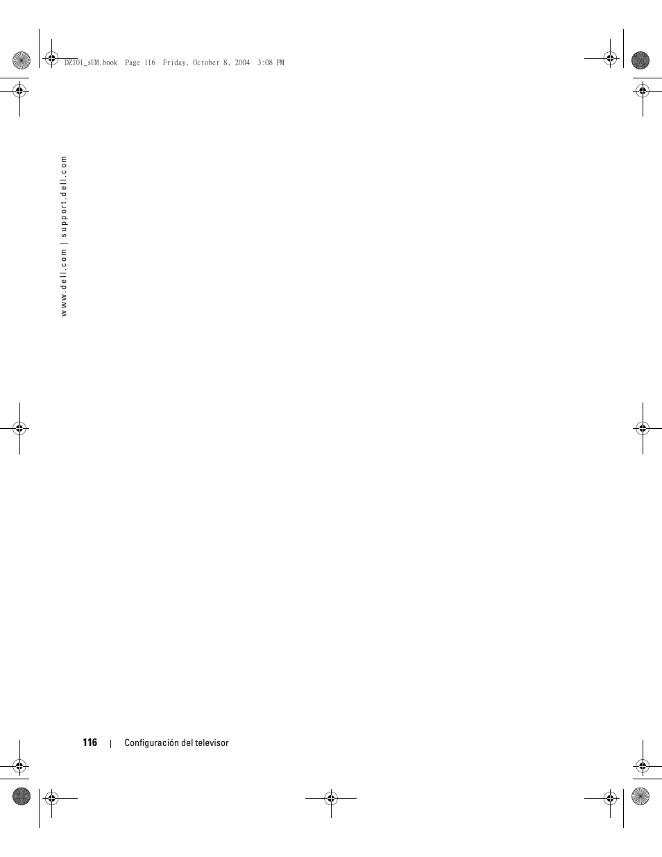 Dell LCD TV W4200 User Manual | Page 116 / 148