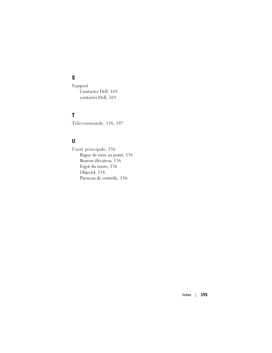 Dell Projector 1200MP User Manual | Page 195 / 260