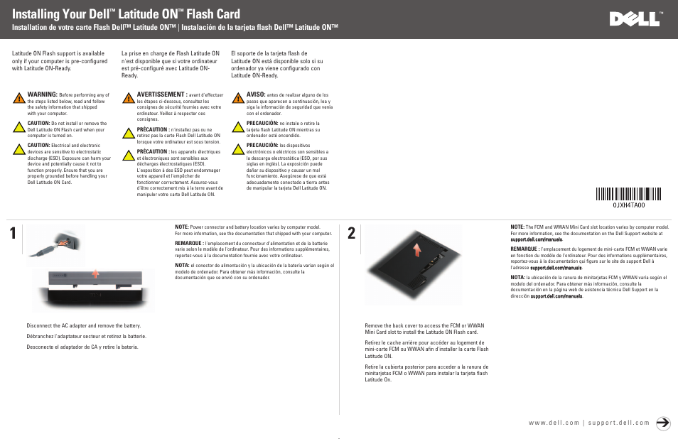 Dell Precision M6500 (Late 2009) User Manual | 2 pages