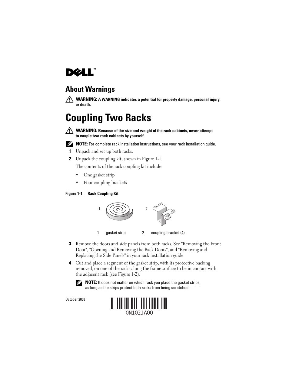 Dell PowerEdge Rack Enclosure 4220 User Manual | 20 pages