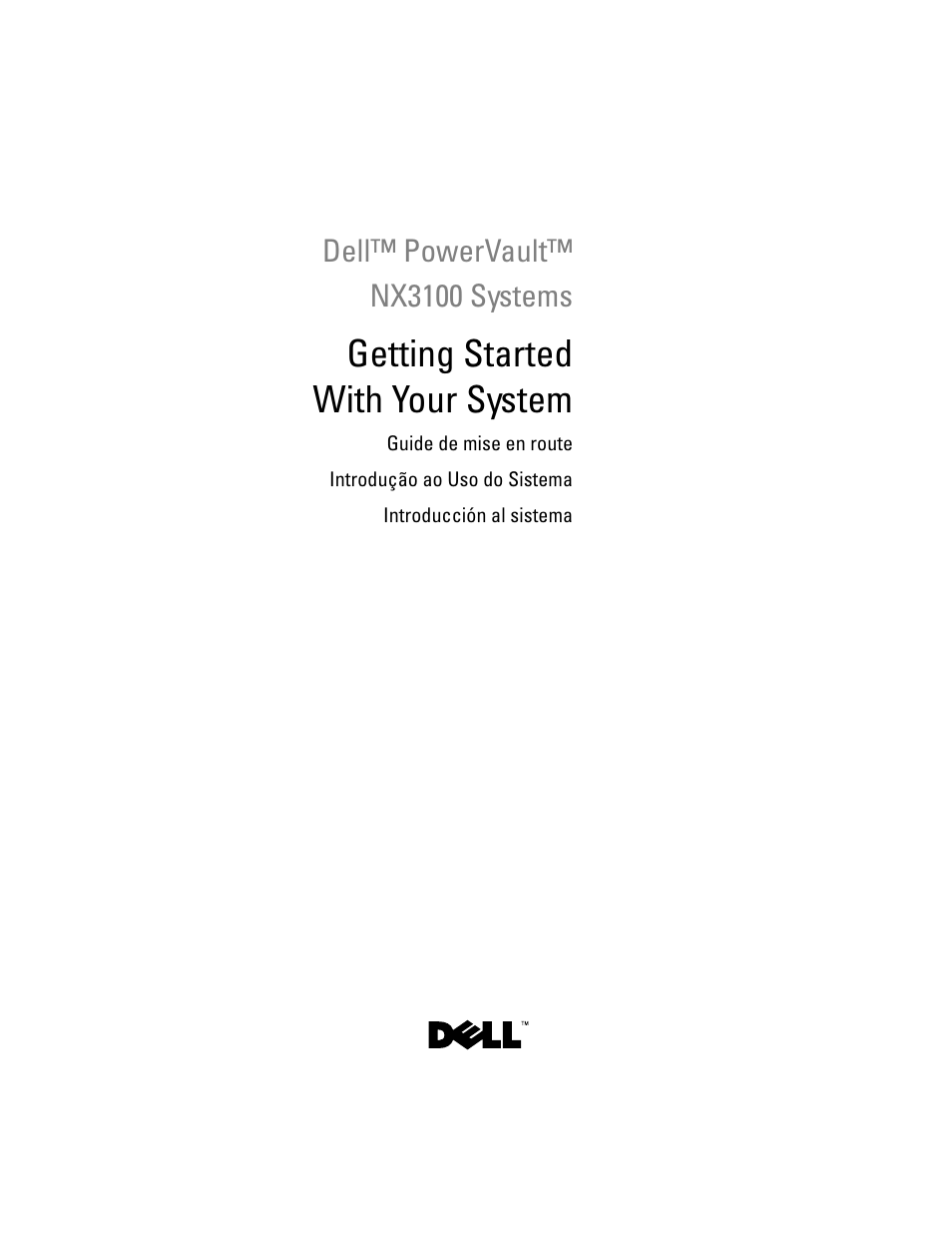 Dell PowerVault NX3100 User Manual | 52 pages