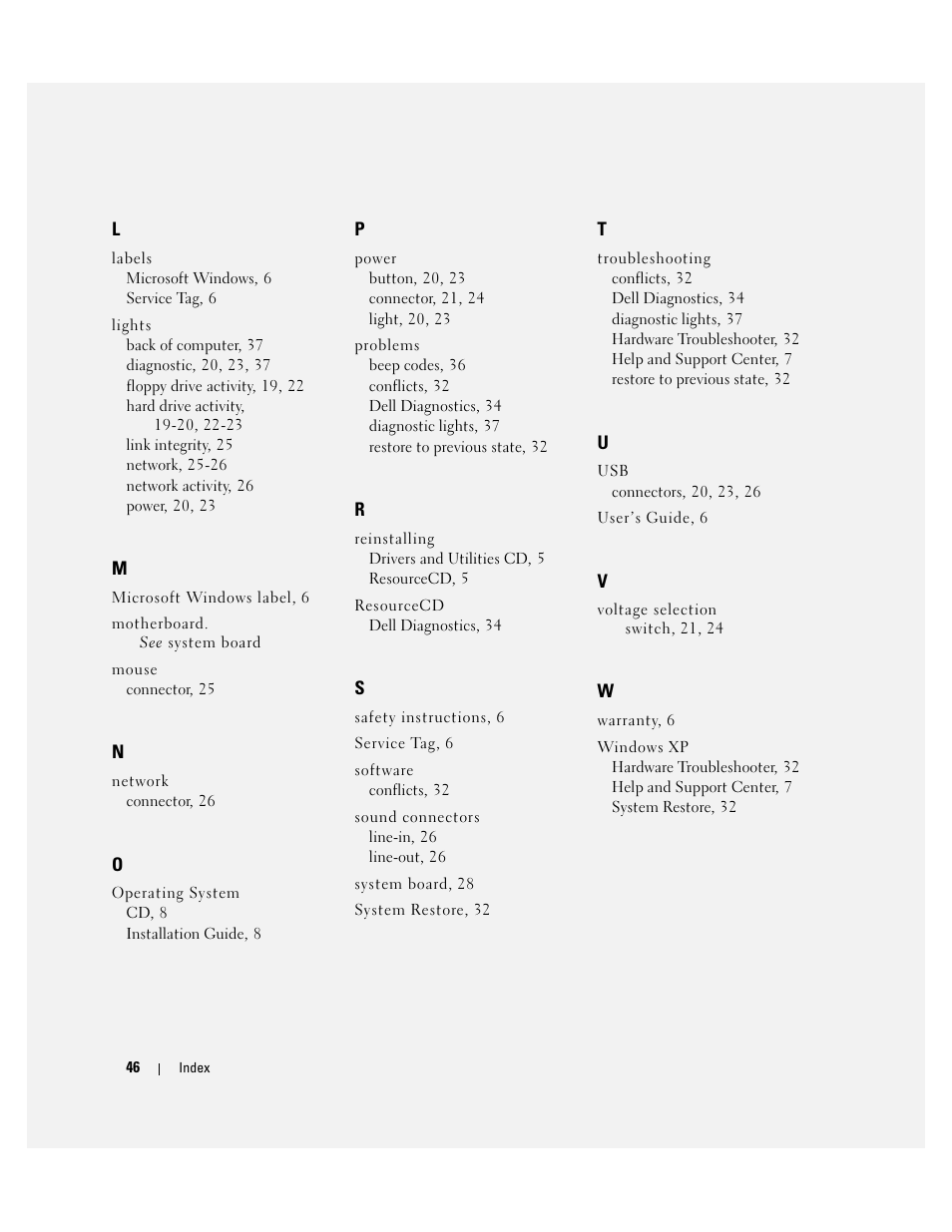 Dell Precision 390 User Manual | Page 46 / 236