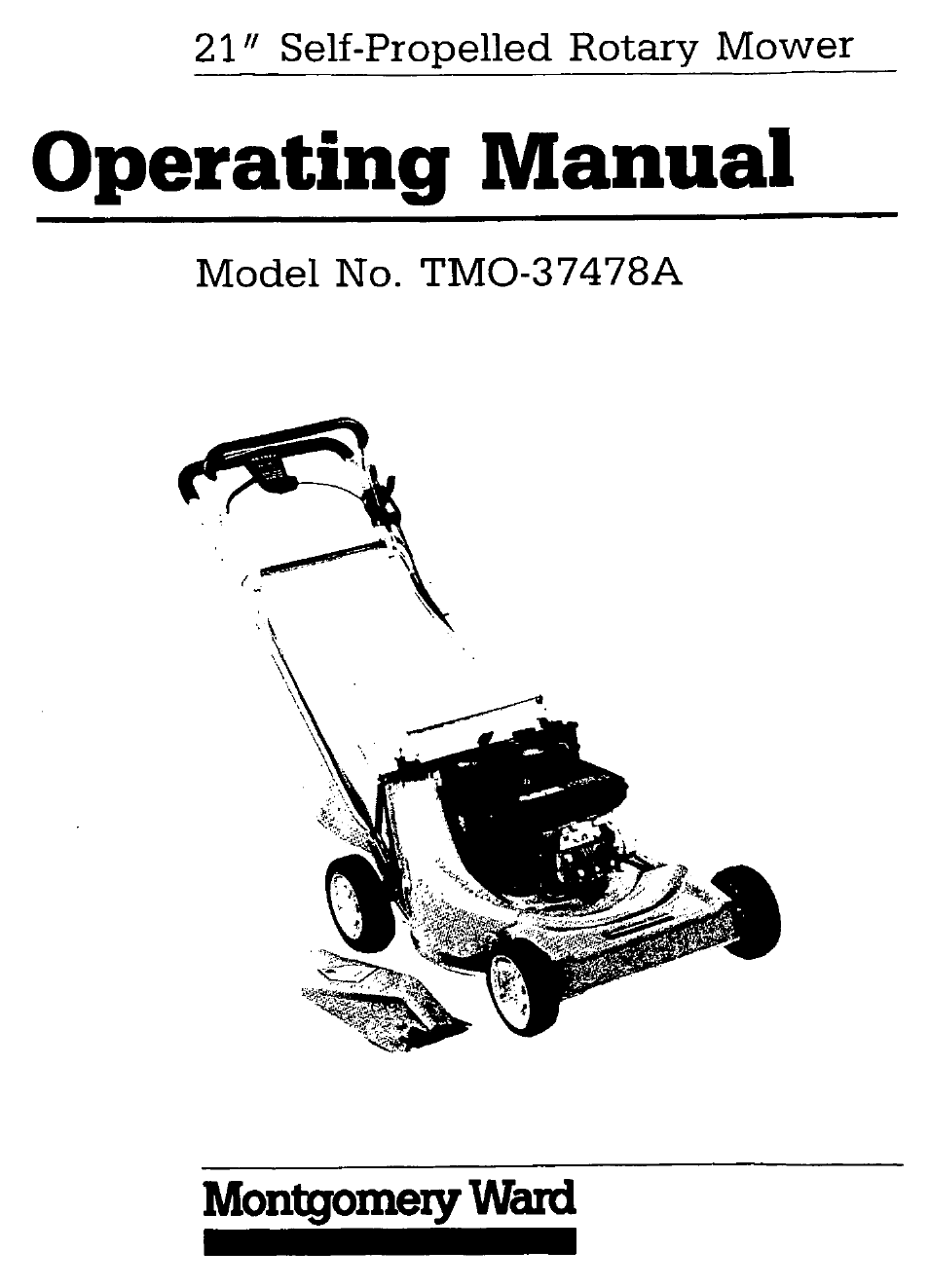 Bolens TMO-37478A User Manual | 24 pages