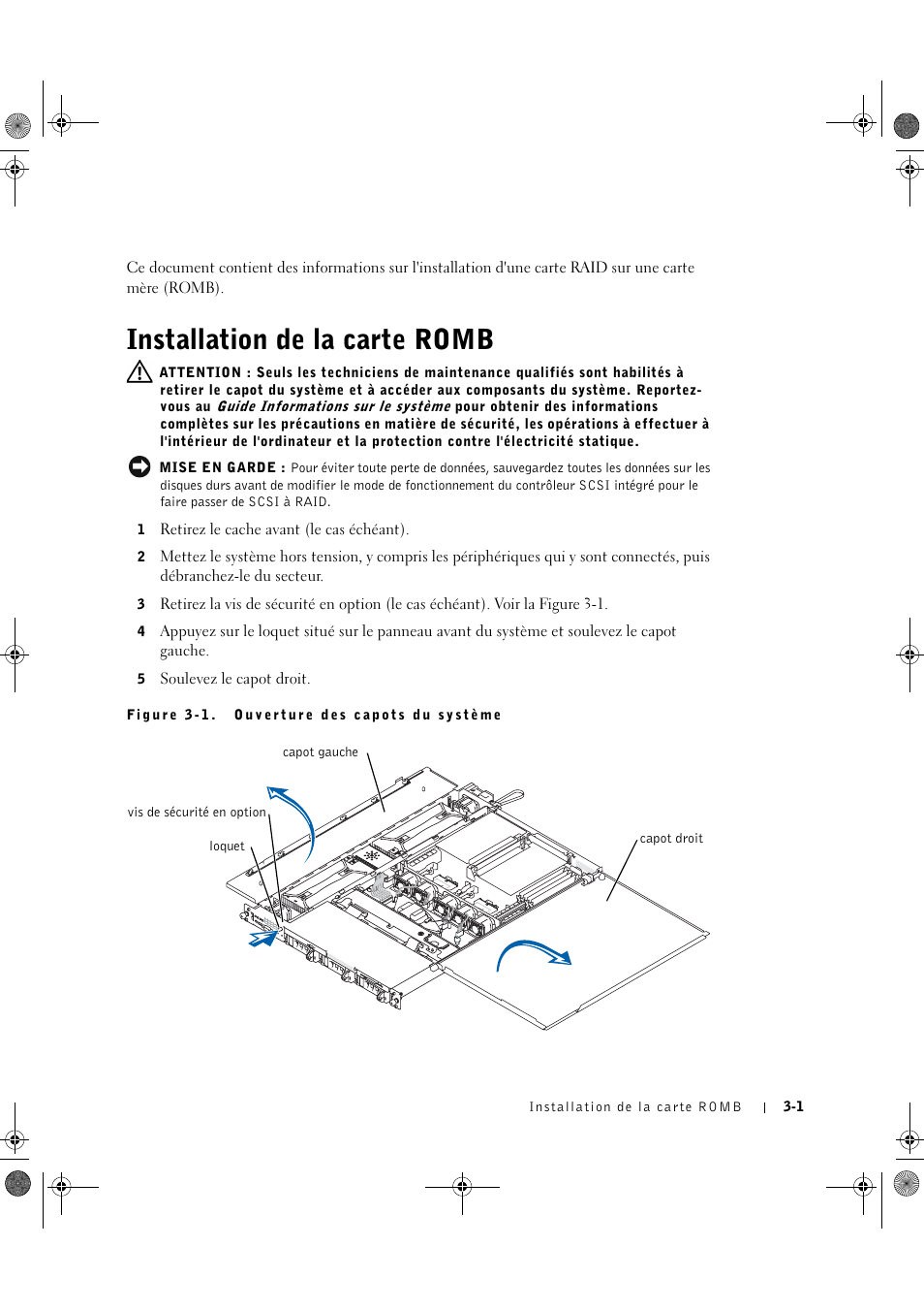 Installation de la carte romb | Dell PowerEdge 1750 User Manual | Page 19 / 66