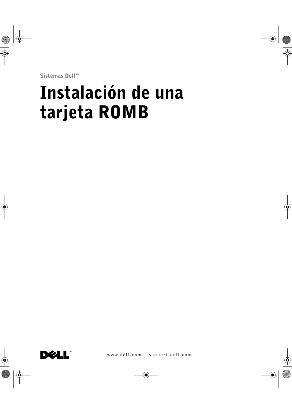 Instalación de una tarjeta romb | Dell PowerEdge 1750 User Manual | Page 49 / 66