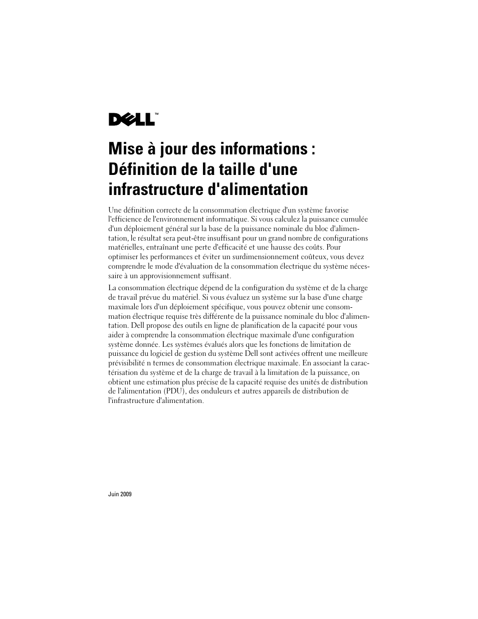 Mise à jour des informations | Dell PowerEdge T410 User Manual | Page 5 / 14