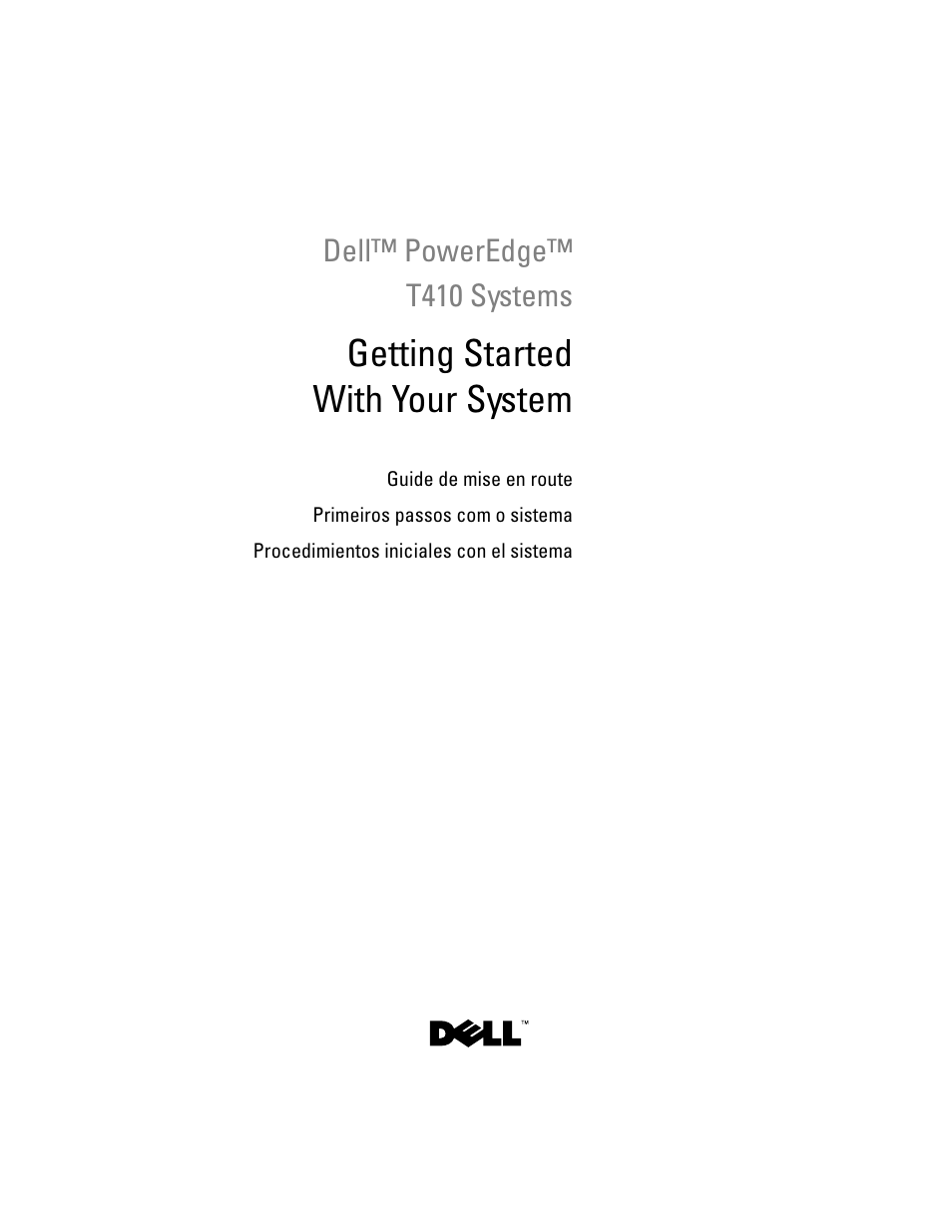 Dell PowerEdge T410 User Manual | 50 pages