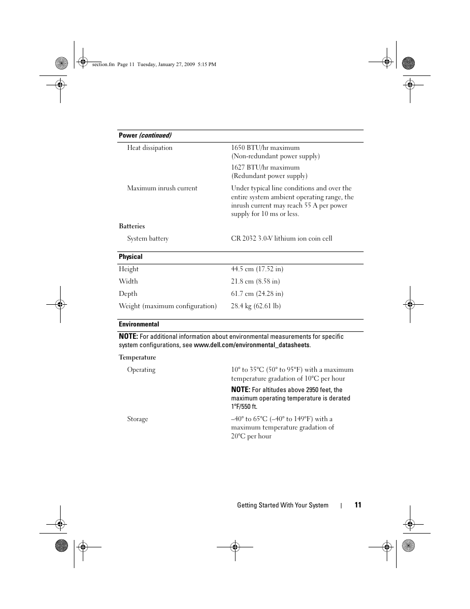 Dell PowerEdge T410 User Manual | Page 13 / 50