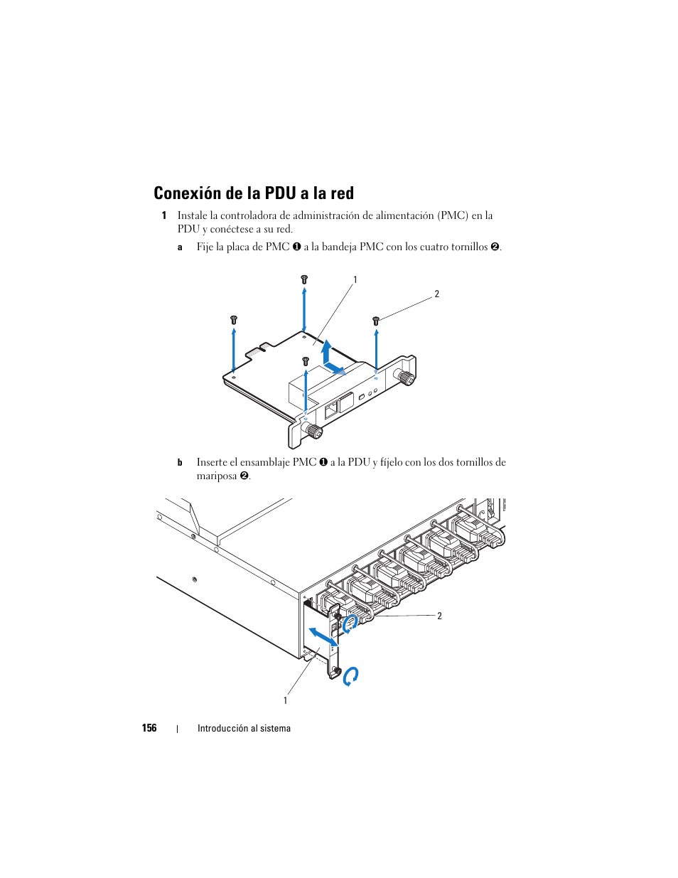 Conexión de la pdu a la red | Dell PowerEdge C8000 User Manual | Page 158 / 178
