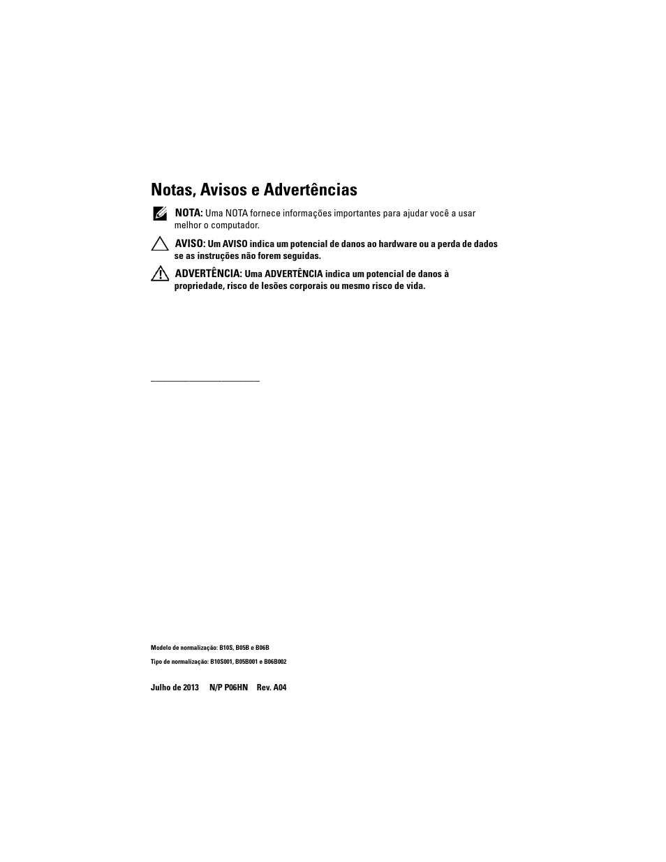 Notas, avisos e advertências | Dell PowerEdge C8000 User Manual | Page 88 / 178