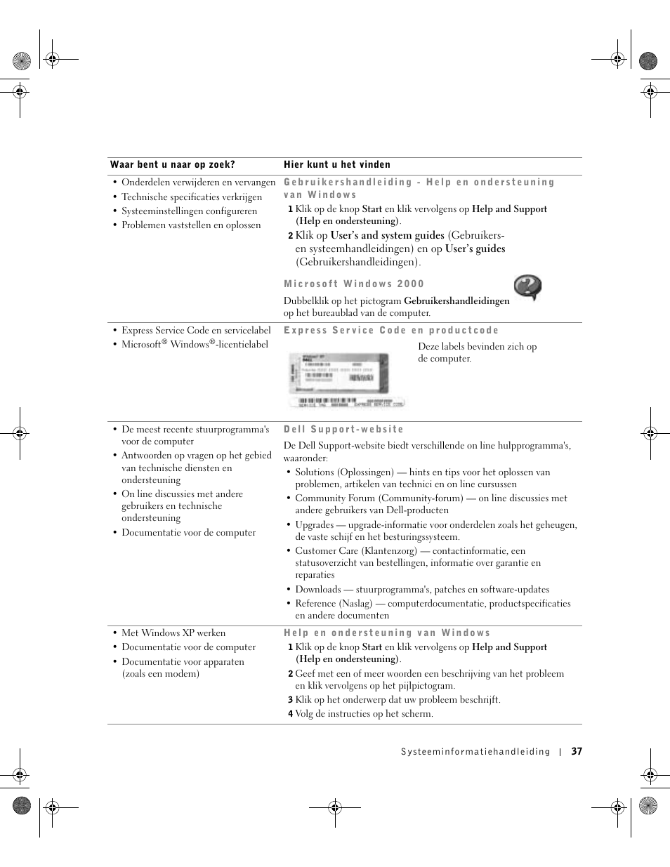 Dell LATITUDE D400 User Manual | Page 39 / 178