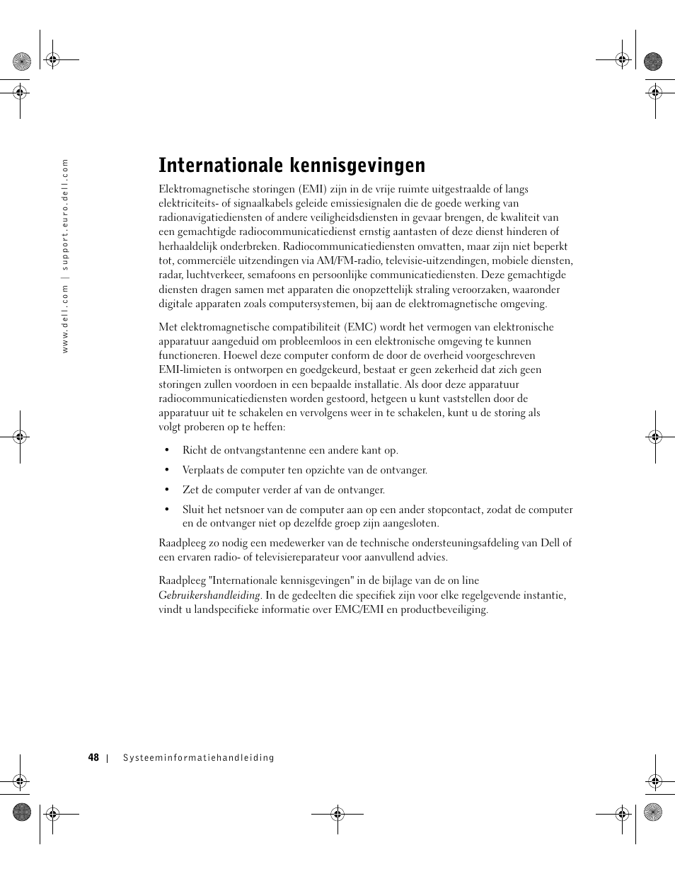 Internationale kennisgevingen | Dell LATITUDE D400 User Manual | Page 50 / 178