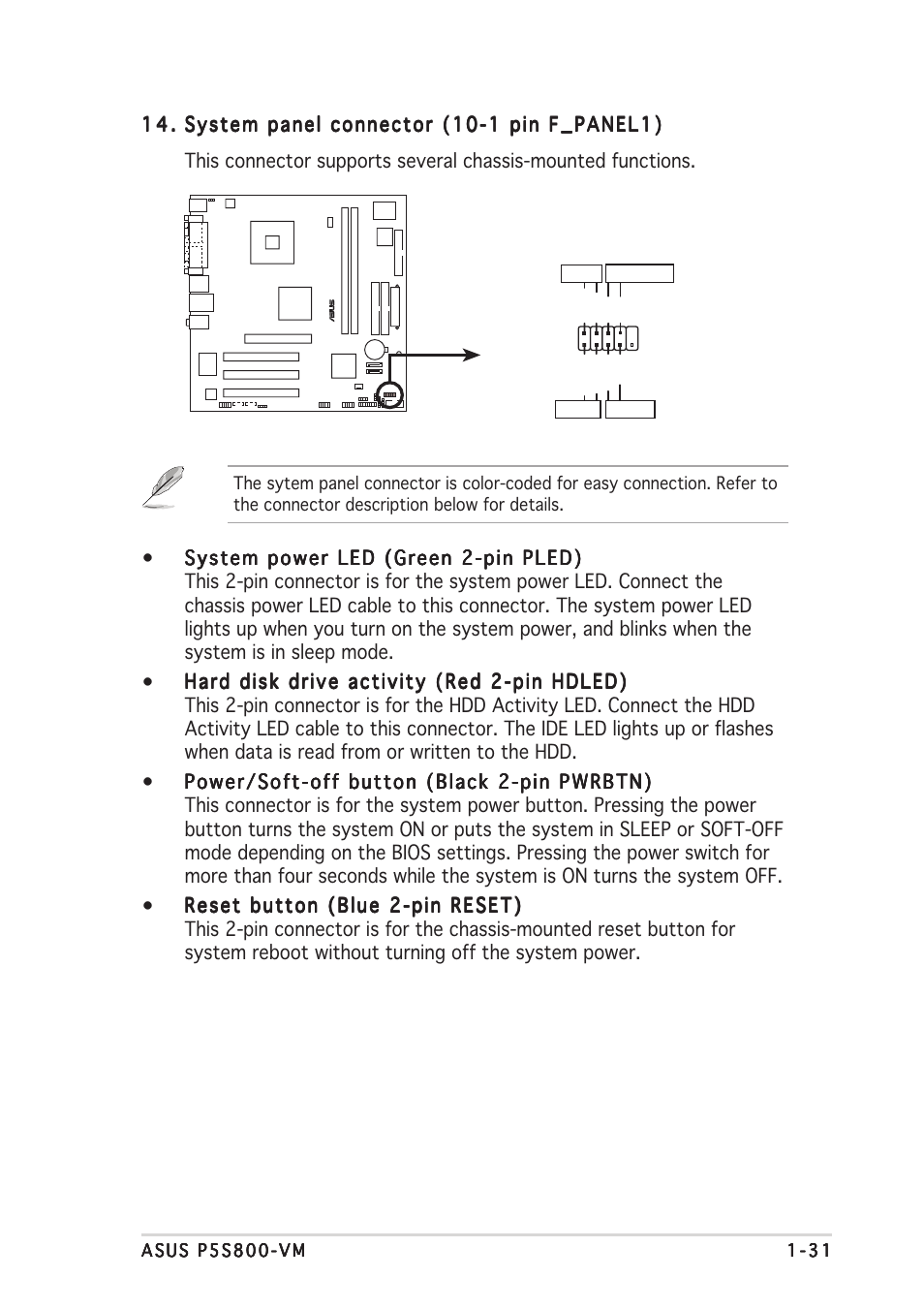 Asus P5S800-VM User Manual | Page 43 / 86