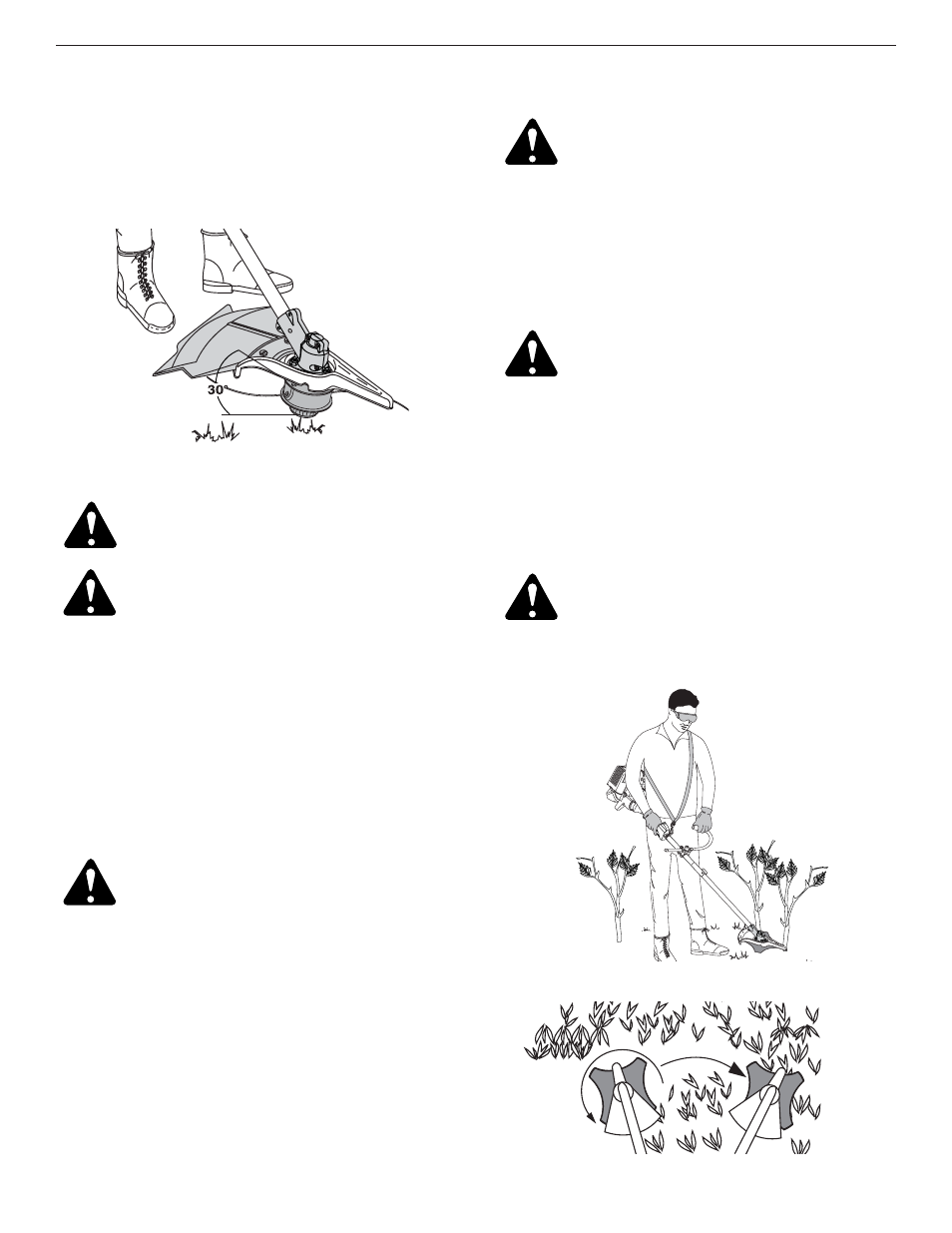 Decorative trimming, Using the cutting blade | MTD YM26BC User Manual | Page 16 / 96