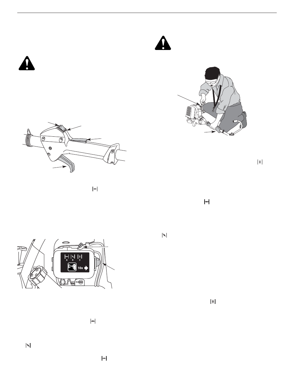 Instructions de démarrage, Instructions d'arrêt | MTD YM26BC User Manual | Page 43 / 96