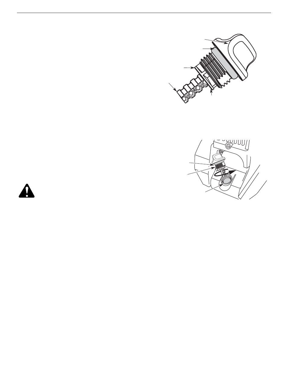 Vérification du niveau d'huile, Installation d’un moulinet prérembobiné | MTD YM26BC User Manual | Page 49 / 96