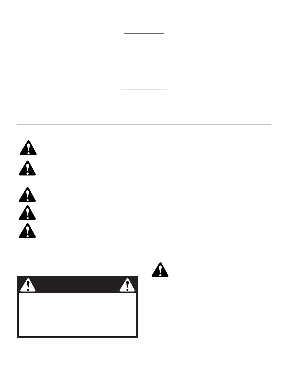 Sección 1: normas para una operacion segura, Parachispas, Advertencia | MTD YM26BC User Manual | Page 63 / 96