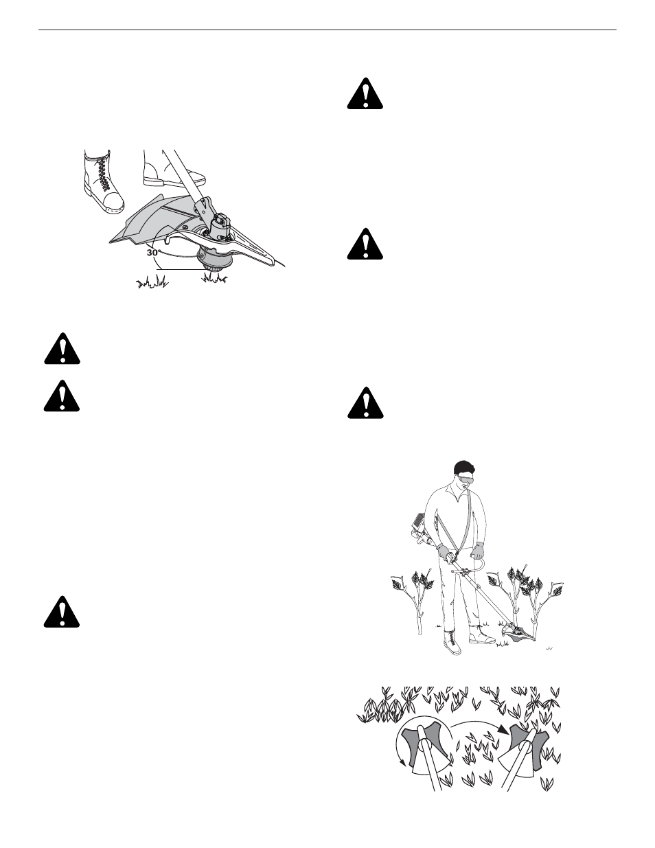 Sección 6: instrucciones de operación, Recorte decorativo, Uso de la cuchilla de corte | MTD YM26BC User Manual | Page 77 / 96