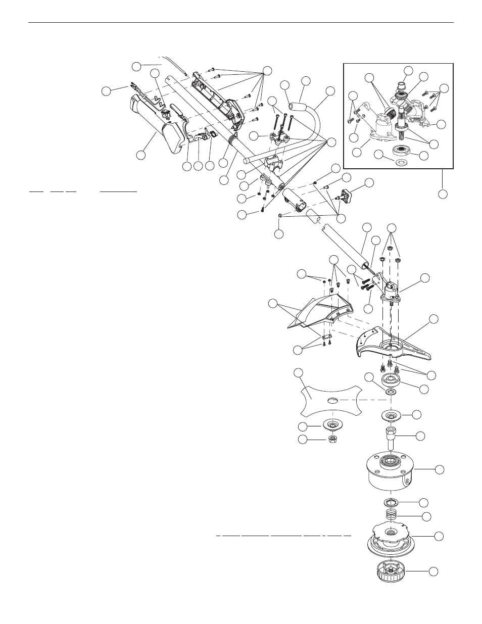 Parts list | MTD YM26BC User Manual | Page 95 / 96