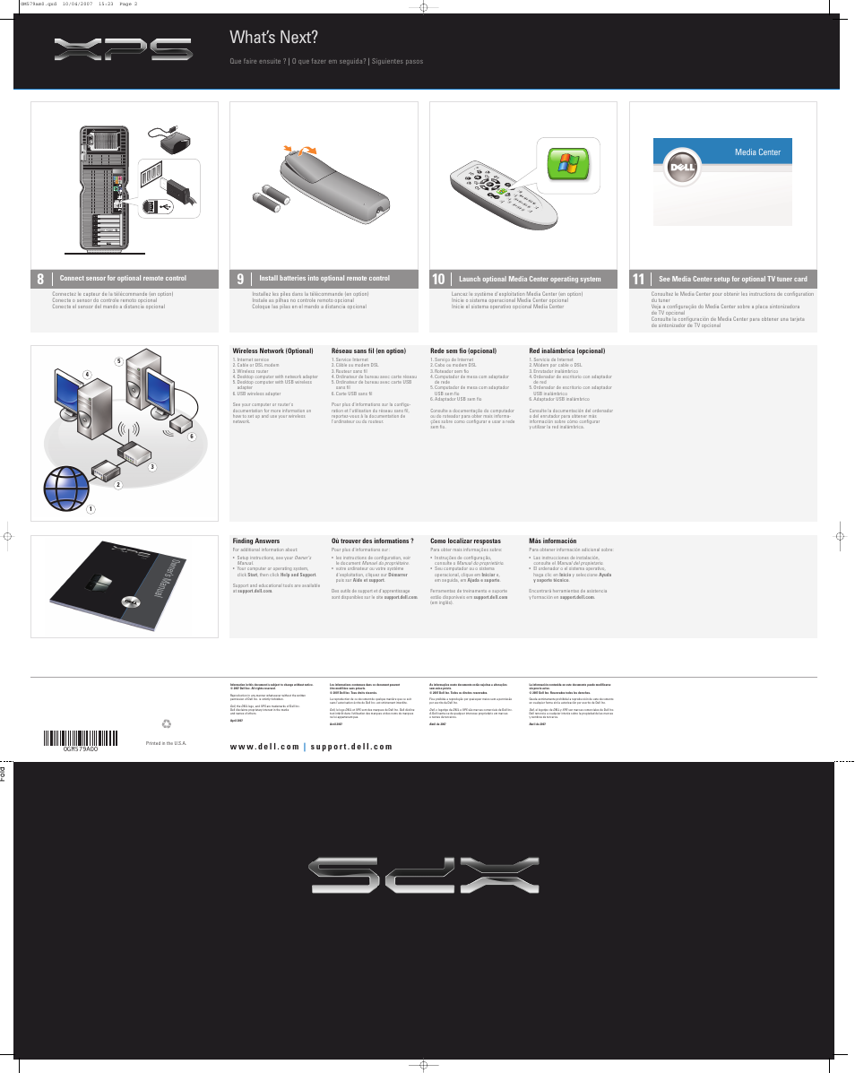 What’s next | Dell XPS 720 (Mid 2007) User Manual | Page 2 / 2