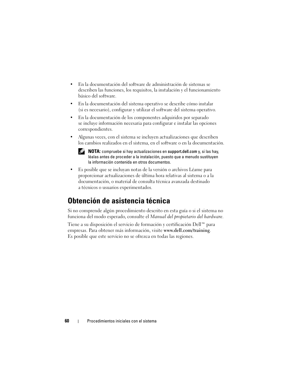 Obtención de asistencia técnica | Dell PowerVault DP100 User Manual | Page 62 / 72