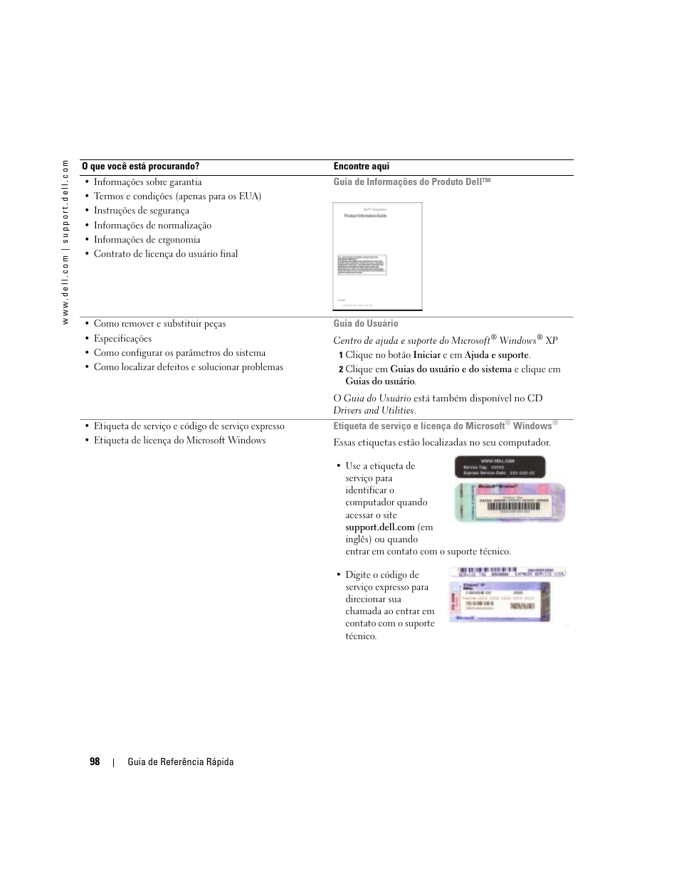 Dell Precision 380 User Manual | Page 98 / 186